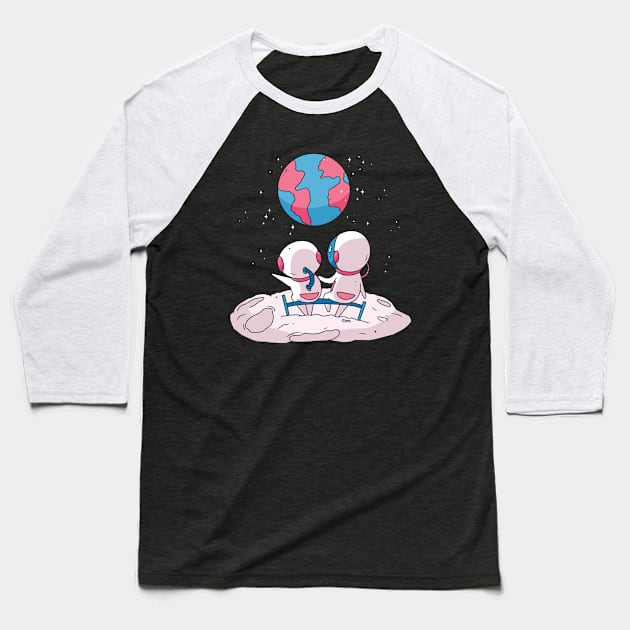 Earth Watchers Baseball T-Shirt by vexeltees